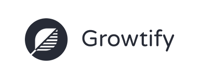 black growtify logo